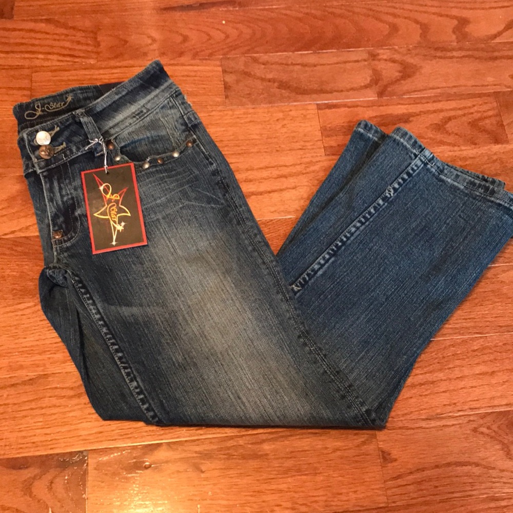 ❤️3/$25❤️ NWT J-Star Jeans juniors size 1/2